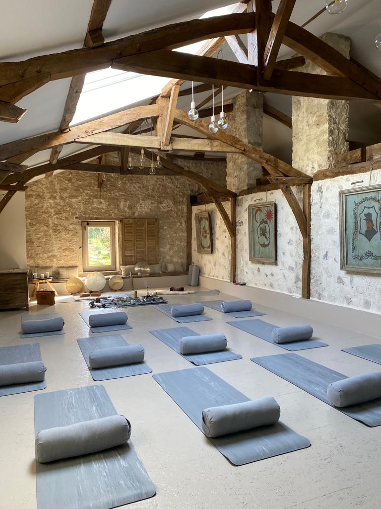 salle de pratique yoga
